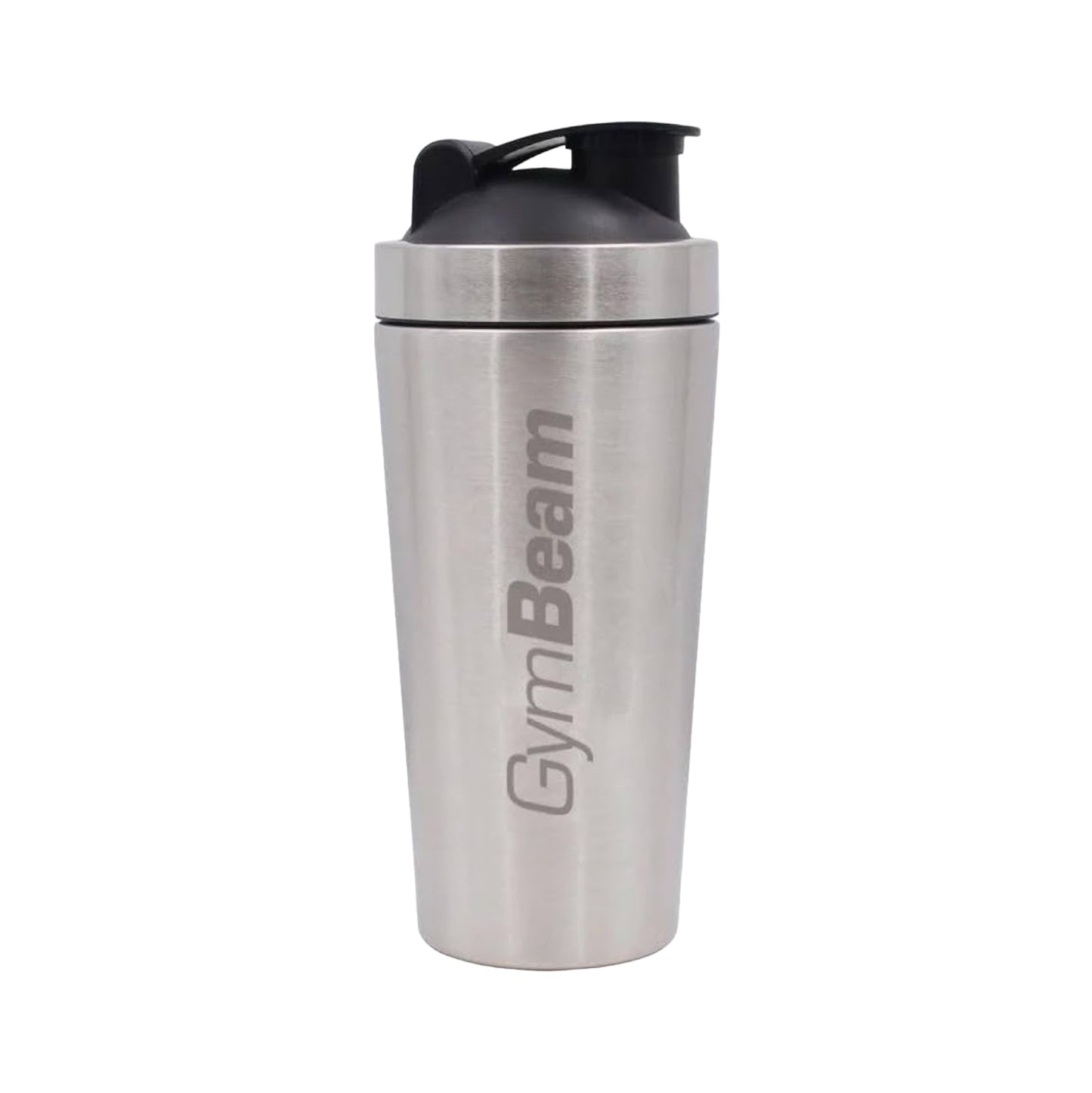 GymBeam Stahlshaker aus Edelstahl, leicht, langlebig und ideal für Nahrungsergänzungsmittel.
